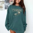 Please Be Patient With Me I'm From The 1900s Retro Tee Comfort Colors Sweatshirt Chalky Mint