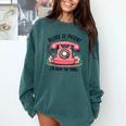 Please Be Patient With Me I'm From The 1900s Women Girl Premium Tri-Blend Comfort Colors Sweatshirt Chalky Mint
