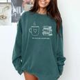 There Is No Such Thing As Too Many Books Bibliophile Comfort Colors Sweatshirt Chalky Mint