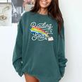 Reading Is The Key To Smart Book Lover Bookworm Reader Comfort Colors Sweatshirt Chalky Mint