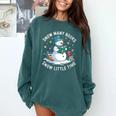 Reading Snowman So Many Books Christmas Books Readers Comfort Colors Sweatshirt Chalky Mint