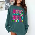 Retro 1980s 80's Baby 1990s 90's Made Me Nostalgia Vibes Comfort Colors Sweatshirt Chalky Mint
