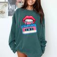 Retro 80s And 90s Cassette Perfect For Nostalgia Comfort Colors Sweatshirt Chalky Mint Retro 80s And 90s Cassette Perfect For Nostalgia Comfort Colors Sweatshirt Chalky Mint