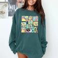 Retro 80s Nostalgia 1980s Throwback Party Costume Comfort Colors Sweatshirt Chalky Mint