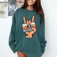 Retro Cassette Tape For 80s & 90s Nostalgia Comfort Colors Sweatshirt Chalky Mint