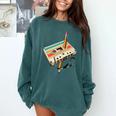 Retro Cassette Tape & Pencil Rewind Nostalgia Party 80s 90s Premium Comfort Colors Sweatshirt Chalky Mint