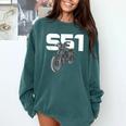 Retro Simme Moped Nostalgia Eastern Block Schwalbe Driver DDR Comfort Colors Sweatshirt Chalky Mint