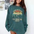 Sarcasm Retro Please Be Patient With Me I'm From The 1900s Comfort Colors Sweatshirt Chalky Mint