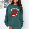 Sexy STFUATTDLAGG Yes Sir Reading Spicy Good Book Love Heart Comfort Colors Sweatshirt Chalky Mint