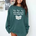 Snow Many Books Snow Little Time Reading Christmas Book Club Comfort Colors Sweatshirt Chalky Mint Snow Many Books Snow Little Time Reading Christmas Book Club Comfort Colors Sweatshirt Chalky Mint