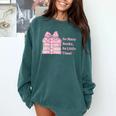 So Many Books Little Time Book Lover Teacher Librarian Comfort Colors Sweatshirt Chalky Mint