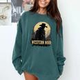Spaghetti Western Cowboy Culture Classic Western Nostalgia Comfort Colors Sweatshirt Chalky Mint