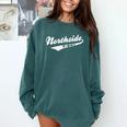 Throwback Northside T-Ball Youth Baseball Retro Nostalgia Premium Comfort Colors Sweatshirt Chalky Mint