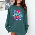 Totally 80's Colorful Retro 1980s Style Nostalgia Vibe Comfort Colors Sweatshirt Chalky Mint