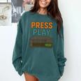 VHS Cassette Retro Analog Nostalgia Theme Premium Comfort Colors Sweatshirt Chalky Mint VHS Cassette Retro Analog Nostalgia Theme Premium Comfort Colors Sweatshirt Chalky Mint