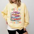 100 Days In The Books Cute Book 100 Days Of School Teachers Comfort Colors Sweatshirt Blue Spruce 100 Days In The Books Cute Book 100 Days Of School Teachers Comfort Colors Sweatshirt Blue Spruce