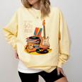 1960s 60s Reunion Nostalgia Memories Music School Grew Up Comfort Colors Sweatshirt Blue Spruce