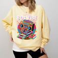 1980s 80s Reunion Nostalgia Memories Music School Grew Up Comfort Colors Sweatshirt Blue Spruce