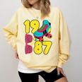 1987 Retro Raised In The 80s Old School Nostalgia Vibes Comfort Colors Sweatshirt Blue Spruce 1987 Retro Raised In The 80s Old School Nostalgia Vibes Comfort Colors Sweatshirt Blue Spruce