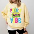 2000's Vibe Hip Hop Costume Early 2000s Party Nostalgia Comfort Colors Sweatshirt Blue Spruce