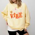 60's Vibe Retro Nostalgia Classic Mixtape Era 1960s Party Comfort Colors Sweatshirt Blue Spruce