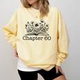 60th Birthday Chapter 60 Reading Book Lover Bookworm Women Comfort Colors Sweatshirt Blue Spruce 60th Birthday Chapter 60 Reading Book Lover Bookworm Women Comfort Colors Sweatshirt Blue Spruce