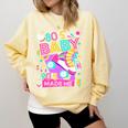 80's Baby 90's Made Me 1980s 1990s Nostalgia Retro Party Premium Tri-Blend Comfort Colors Sweatshirt Blue Spruce