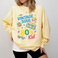 80’s Kid Nostalgia Retro Music Lover Retro 1980s Throwback Comfort Colors Sweatshirt Blue Spruce