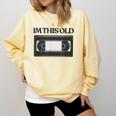 80s VHS Video Cassette Nostalgia Comfort Colors Sweatshirt Blue Spruce 80s VHS Video Cassette Nostalgia Comfort Colors Sweatshirt Blue Spruce