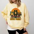 90s Nostalgia Never Forget Retro Comfort Colors Sweatshirt Blue Spruce