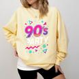 90's Party 90s Nostalgia Retro Rave Dance Music Comfort Colors Sweatshirt Blue Spruce 90's Party 90s Nostalgia Retro Rave Dance Music Comfort Colors Sweatshirt Blue Spruce