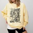 Apocalypse St John Devours The Book 1498 DüRer Angels Comfort Colors Sweatshirt Blue Spruce