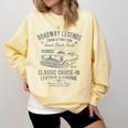 Automotive Nostalgia Classic Car Cruise-In Distressed Comfort Colors Sweatshirt Blue Spruce