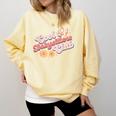 Babysitters Club Book Daycare Provider Friends Childcare Day Comfort Colors Sweatshirt Blue Spruce