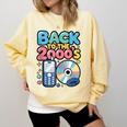 Back To The 2000s Retro Nostalgia Comfort Colors Sweatshirt Blue Spruce Back To The 2000s Retro Nostalgia Comfort Colors Sweatshirt Blue Spruce