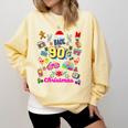 Back To 90's Christmas Nostalgia Quotes Graphic Premium Tri-Blend Comfort Colors Sweatshirt Blue Spruce Back To 90's Christmas Nostalgia Quotes Graphic Premium Tri-Blend Comfort Colors Sweatshirt Blue Spruce