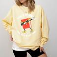 This Is My Book Character Costume- Dabbing Book Kids Comfort Colors Sweatshirt Blue Spruce