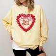 Book Lover Comfort Colors Sweatshirt Blue Spruce