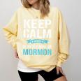 Book Of Mormon LDS Missionary Church Of Latter Day Saints Comfort Colors Sweatshirt Blue Spruce