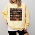 Book Book Shelves Library Comfort Colors Sweatshirt Blue Spruce Book Book Shelves Library Comfort Colors Sweatshirt Blue Spruce