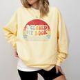Book Shirt I Closed My Book To Be Here Nerdy Books Comfort Colors Sweatshirt Blue Spruce