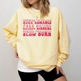 Bookish Romance Tropes Book Club Reader Spicy Book Lover Comfort Colors Sweatshirt Blue Spruce Bookish Romance Tropes Book Club Reader Spicy Book Lover Comfort Colors Sweatshirt Blue Spruce