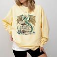 Bookworm Dragons Reading Book Dragons And Books Comfort Colors Sweatshirt Blue Spruce Bookworm Dragons Reading Book Dragons And Books Comfort Colors Sweatshirt Blue Spruce