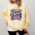 Born In The 80s Raised In The 90s Nostalgia Retro Lovers Comfort Colors Sweatshirt Blue Spruce