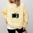 You Can't Scare Me I'm From The 1900s Television Retro Premium Comfort Colors Sweatshirt Blue Spruce