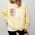 Be Careful Or You'Ll End Up In My Next Book Comfort Colors Sweatshirt Blue Spruce