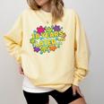 Cartoons Retro 18 Years Later Groovy Pop Art Nostalgia Comfort Colors Sweatshirt Blue Spruce Cartoons Retro 18 Years Later Groovy Pop Art Nostalgia Comfort Colors Sweatshirt Blue Spruce