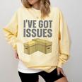 Comic Books Art For Men Women Collector Comic Book Lover Comfort Colors Sweatshirt Blue Spruce