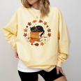 Cute Cat Fall In Love With Reading Book Cat Lover Librarian Comfort Colors Sweatshirt Blue Spruce Cute Cat Fall In Love With Reading Book Cat Lover Librarian Comfort Colors Sweatshirt Blue Spruce
