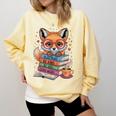 Cute Fox Read More Be Kind Stay Weird Reader Geek Book Lover Comfort Colors Sweatshirt Blue Spruce Cute Fox Read More Be Kind Stay Weird Reader Geek Book Lover Comfort Colors Sweatshirt Blue Spruce